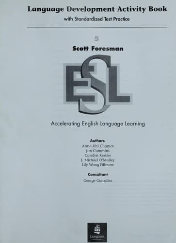 Tapa de Scott Foresman ESL