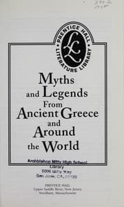 Tapa de Myths and legends from ancient Greece and around the world