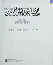 Tapa de Prentice Hall writer's solution