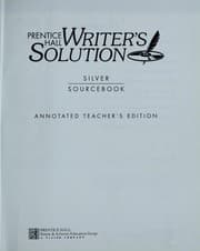 Tapa de Prentice Hall writer's solution