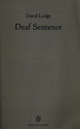 Tapa de Deaf Sentence