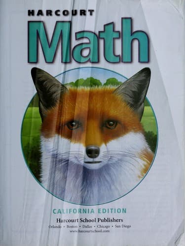 Tapa de Harcourt math