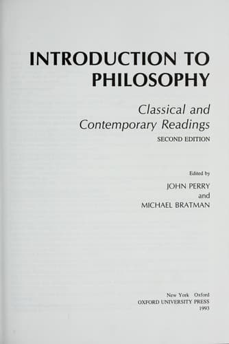 Tapa de Introduction to philosophy