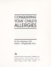 Tapa de Conquering your child's allergies
