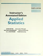Tapa de Applied statistics