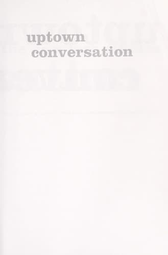Tapa de Uptown conversation