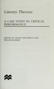 Tapa de Literary theories