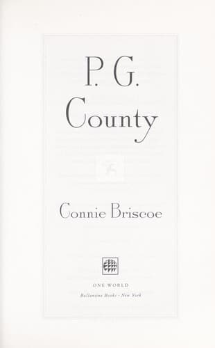 Tapa de P.G. County