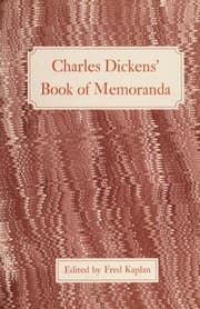 Tapa de Charles Dickens' Book of Memoranda