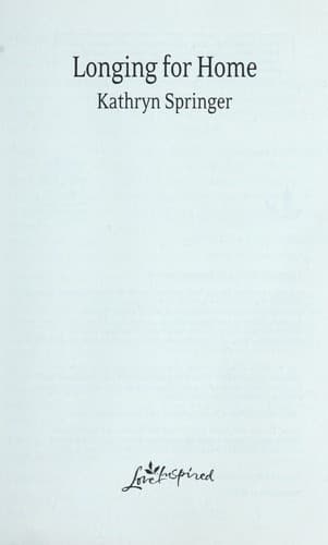 Tapa de Longing for home