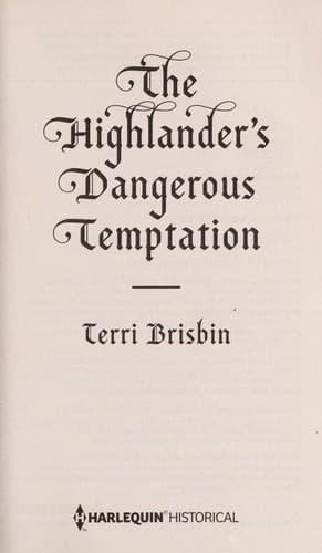 Tapa de The Highlander's Dangerous Temptation