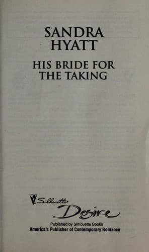 Tapa de His bride for the taking