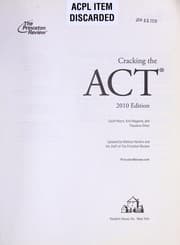 Tapa de Cracking the ACT