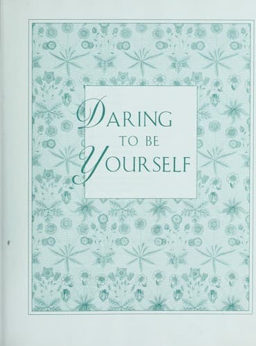 Tapa de Daring to be yourself