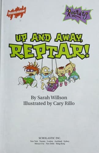 Tapa de Up and Away Reptar! - Rugrats