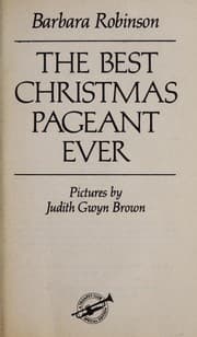 Tapa de The best Christmas pageant ever