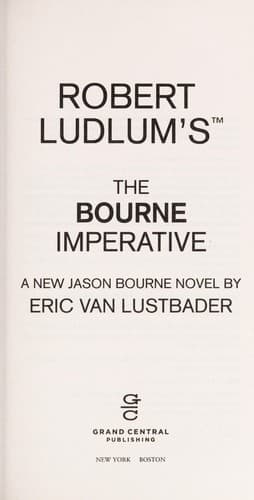 Tapa de Robert Ludlum's The Bourne imperative
