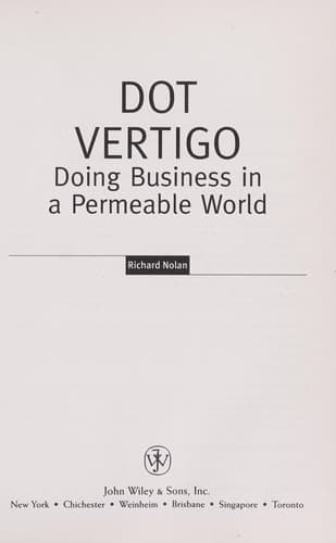 Tapa de Dot vertigo