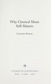 Tapa de Why classical music still matters