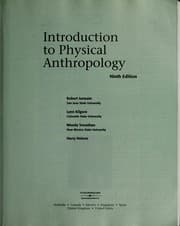 Tapa de Introduction to physical anthropology