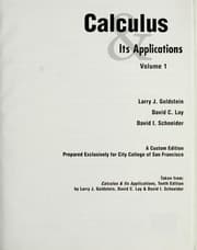 Tapa de Calculus & its applications