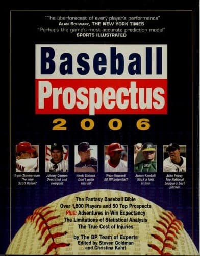 Tapa de Baseball prospectus 2006