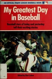 Tapa de My greatest day in baseball