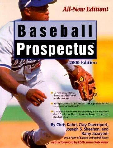 Tapa de Baseball prospectus 2000