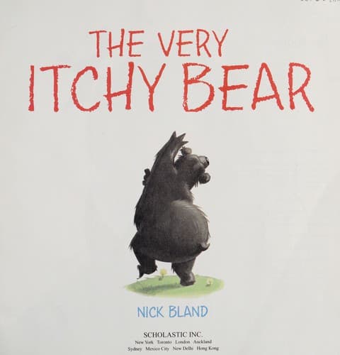 Tapa de The very itchy bear