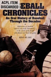 Tapa de Baseball chronicles