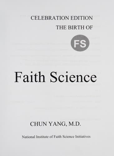 Tapa de Faith Science
