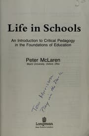 Tapa de Life in schools