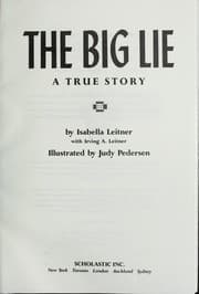Tapa de The big lie