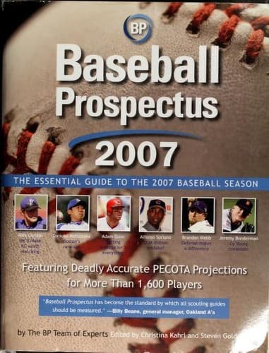 Tapa de Baseball prospectus 2007