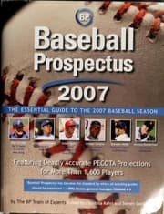 Tapa de Baseball prospectus 2007