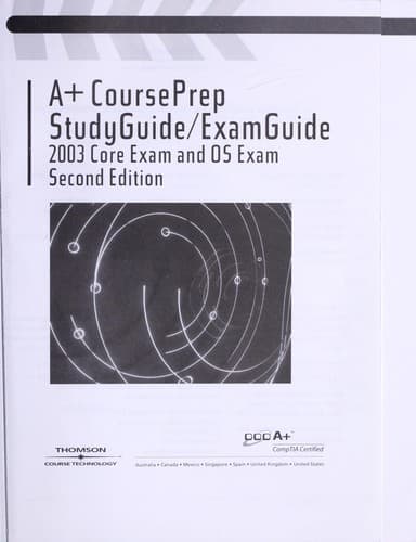 Tapa de A+ courseprep studyguide/examguide