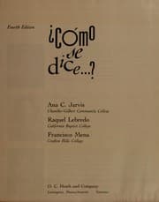 Tapa de Cómo se dice--?