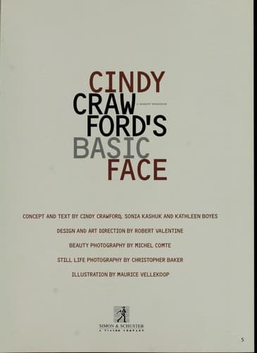 Tapa de Cindy Crawford's basic face