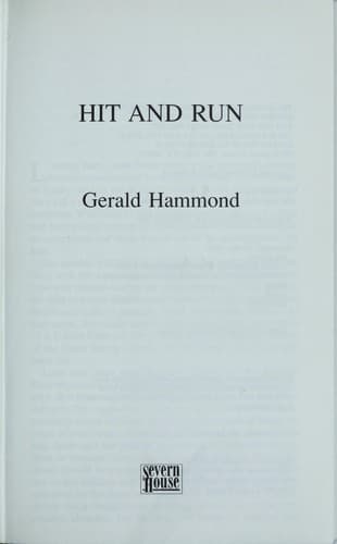Tapa de Hit and run