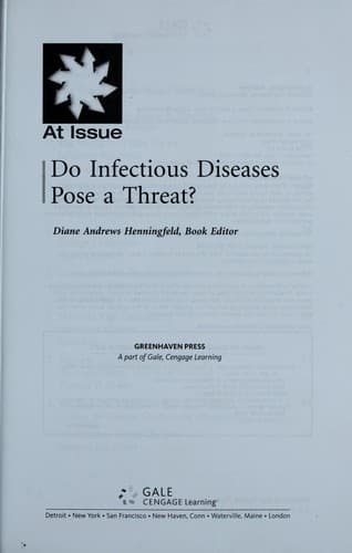 Tapa de Do infectious diseases pose a threat?