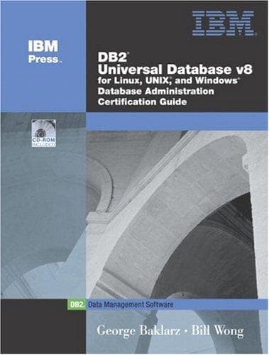 Tapa de DB2 Universal Database V8 for Linux, UNIX, and Windows Database Administration Certification Guide (5th Edition)