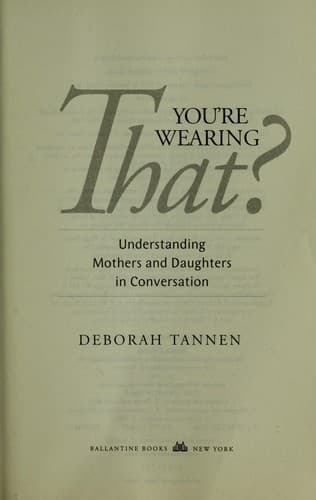 Tapa de You're wearing that?