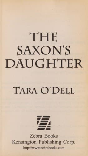 Tapa de The Saxon's daughter