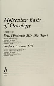 Tapa de Molecular basis of oncology