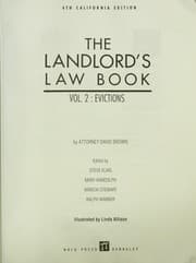 Tapa de The landlord's law book