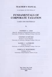 Tapa de Fundamentals of corporate taxation