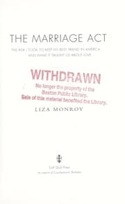 Tapa de The marriage act
