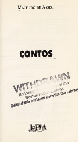 Tapa de Contos