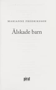 Tapa de Älskade barn