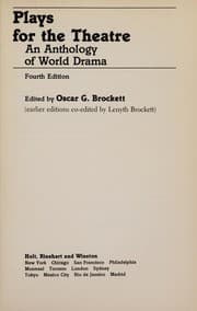 Tapa de Plays for the theatre